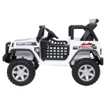 Elektrické autíčko Jeep BEAST 4x4 - MP3 - biele